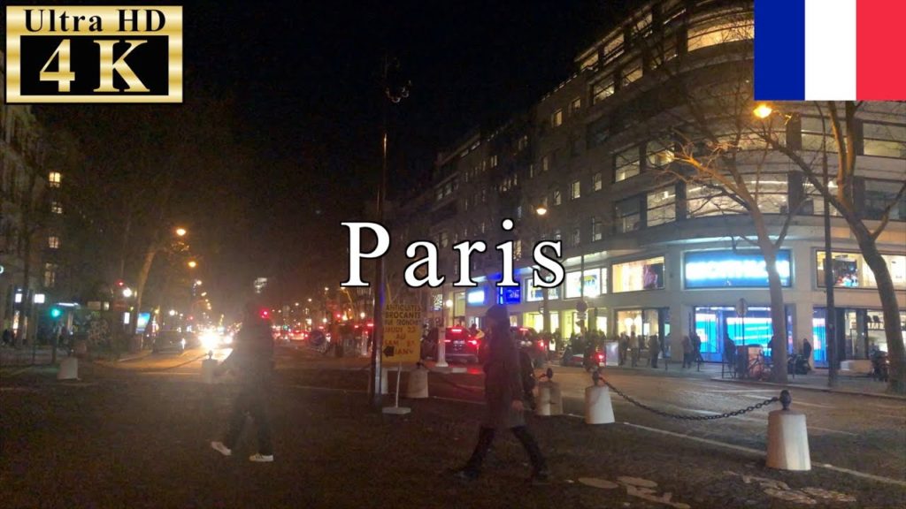 🇫🇷Paris Night Walk - Grands Boulevards -【4K 60fps】