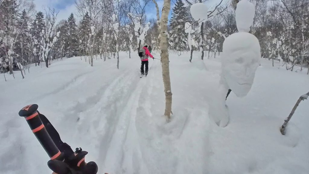 北海道小喜茂別岳バックカントリー Insta360GO