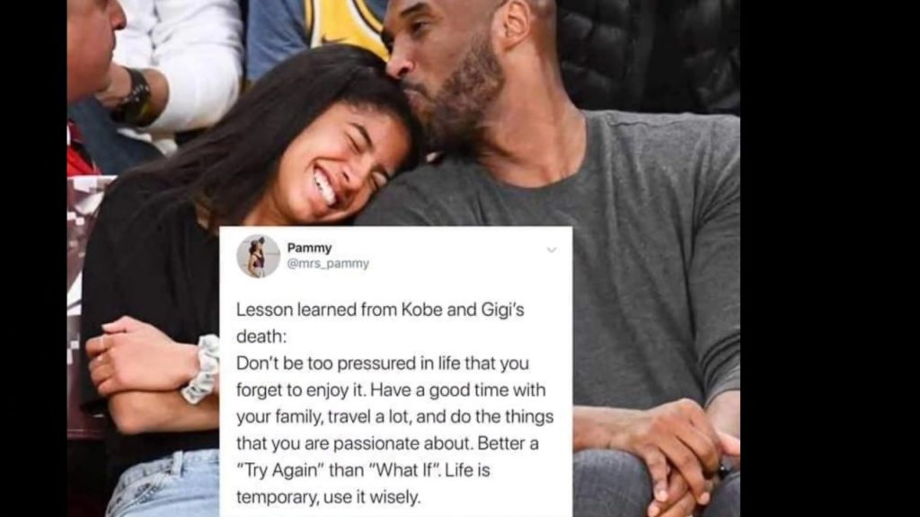RIP KOBE and Daughter. God bless our life.