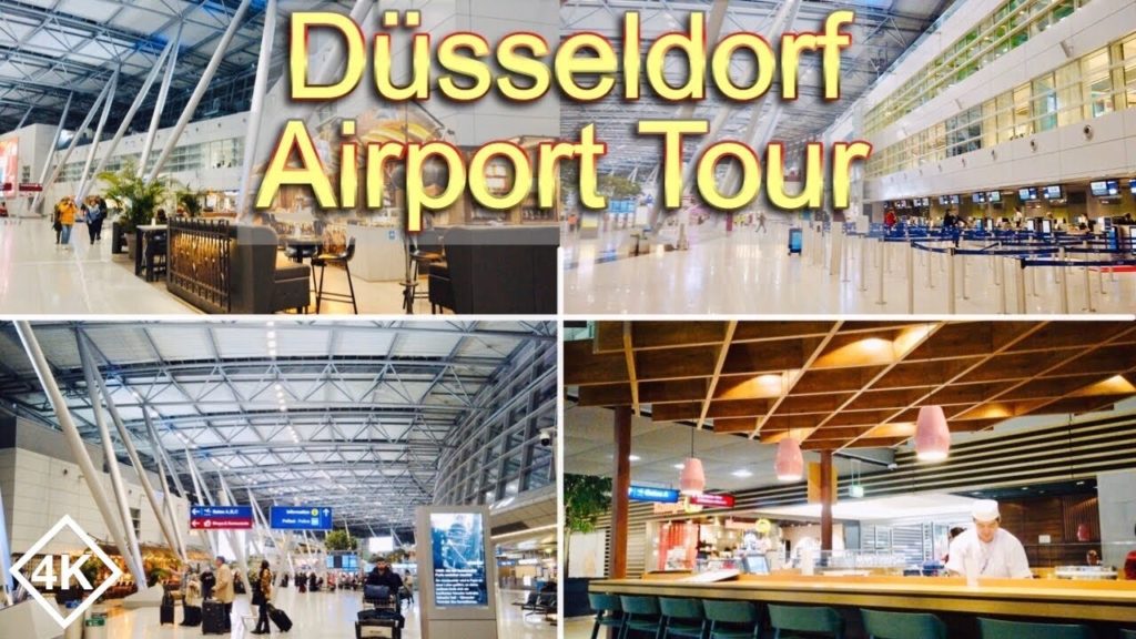 Dusseldorf International Airport Walk & SkyTrain - Complete Walkthrough