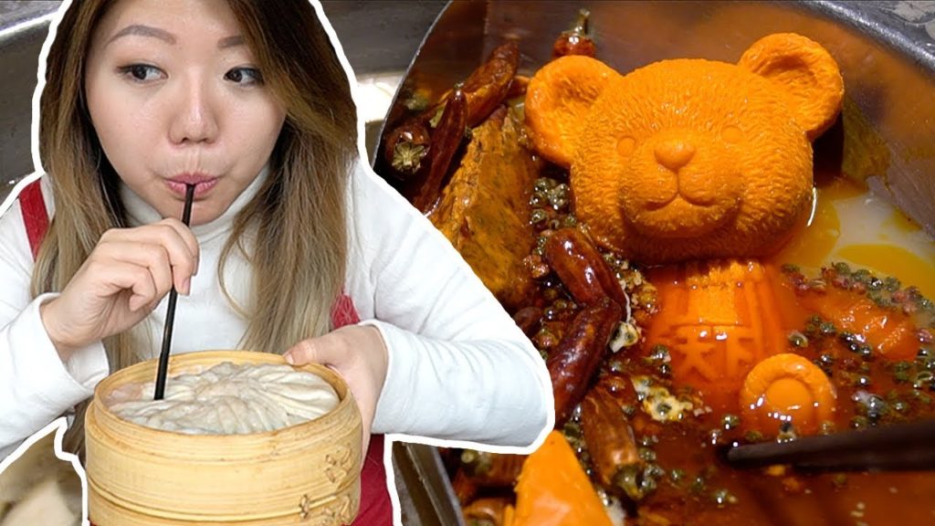 NEW YORK CHINESE FOOD TOUR – Teddy Bear SICHUAN HOTPOT & GIANT Soup Dumplings NEW YORK CHINESE FOOD TOUR - Teddy Bear SICHUAN HOTPOT & GIANT Soup Dumplings