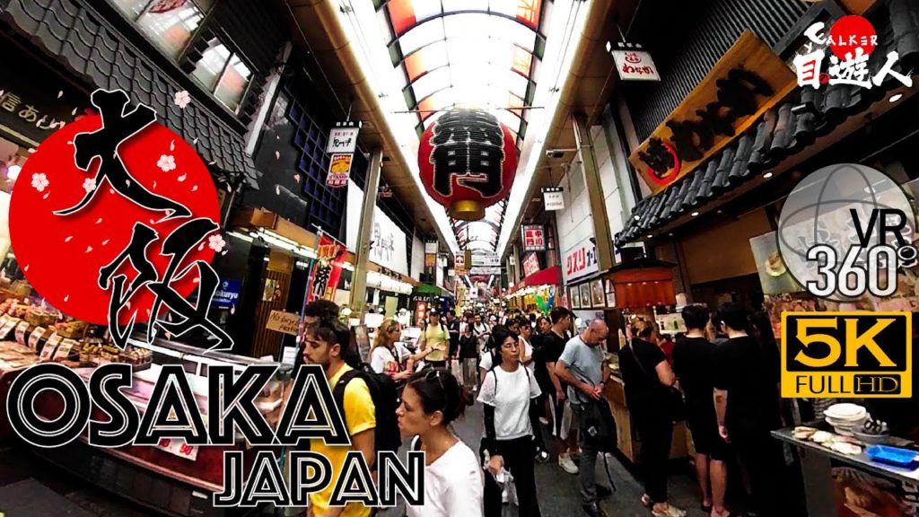 [360°VR Osaka] Kitchen in Osaka - Kuromon Market - 360° Panoramic VR Tour｜JP Attraction｜Osaka Ideas