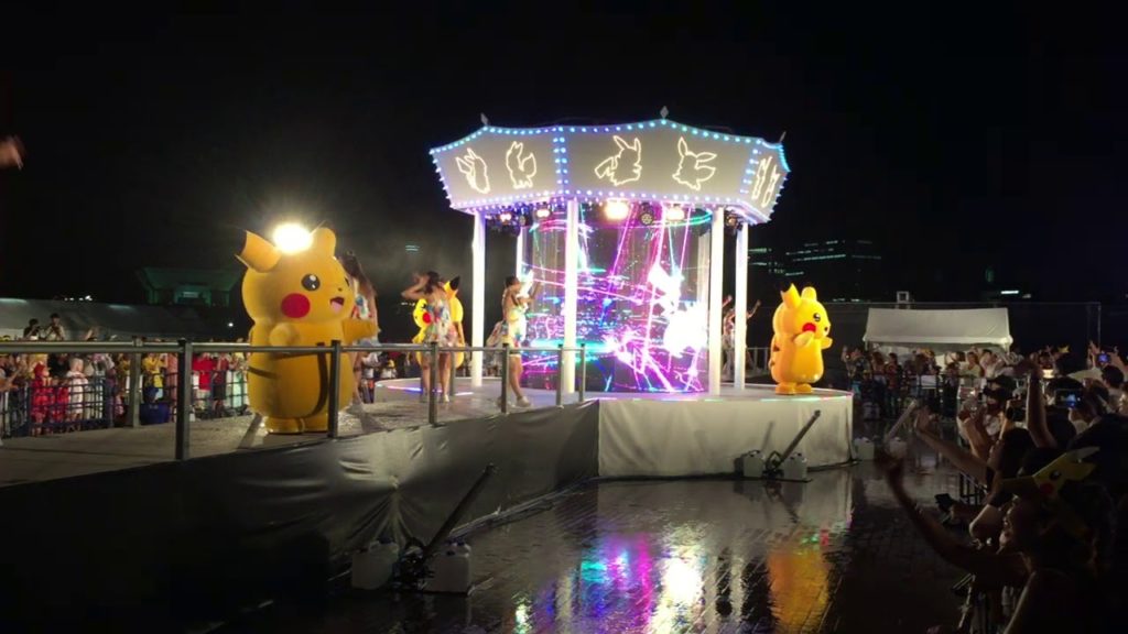 ‘Super Soaking Splash Show (Night)’ at Yokohama, Japan [RAW VIDEO]