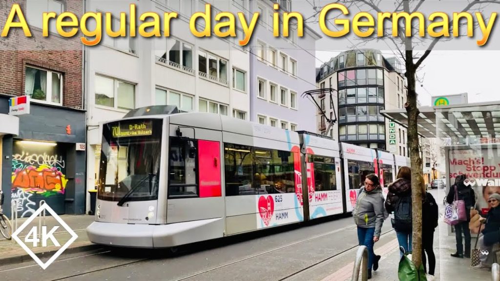 [4K] Cloudy Day City Walk - Dusseldorf Pempelfort - West Germany City Walk