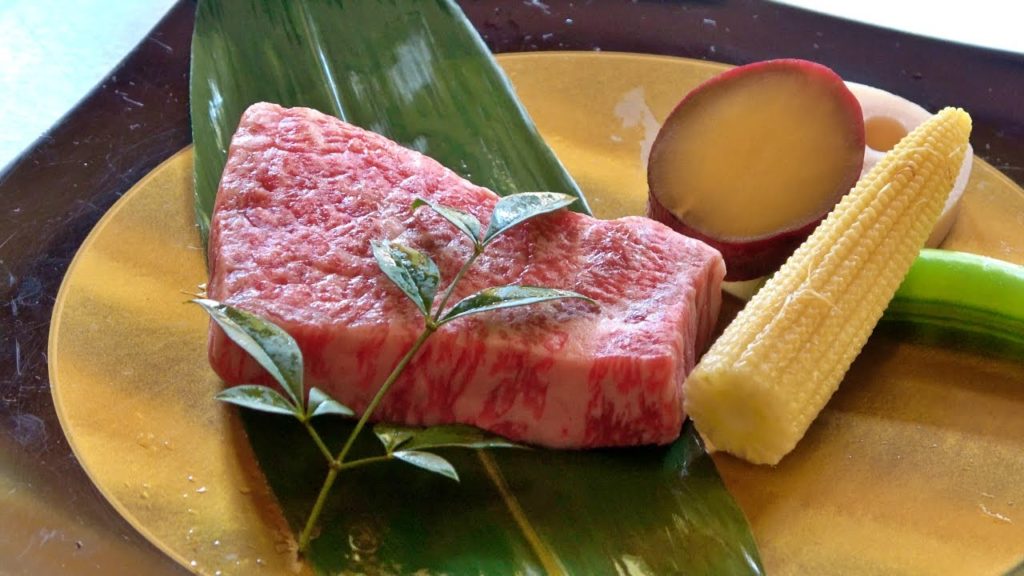 Rare part Miyazaki wagyu steak lunch | teppanyaki in Japan