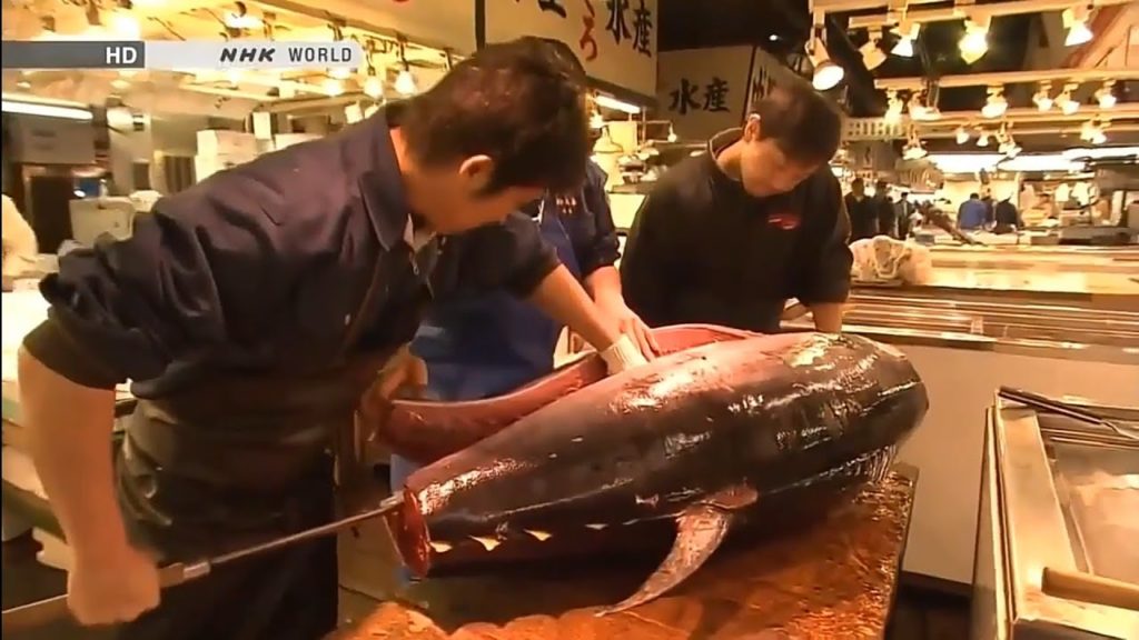 Japan Tsukiji fish market Tokyo Metropolitan Central Wholesale Market