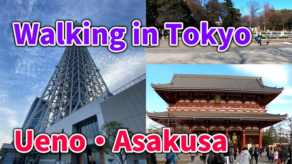 【Japan】Walking in Tokyo Asakusa → Ueno