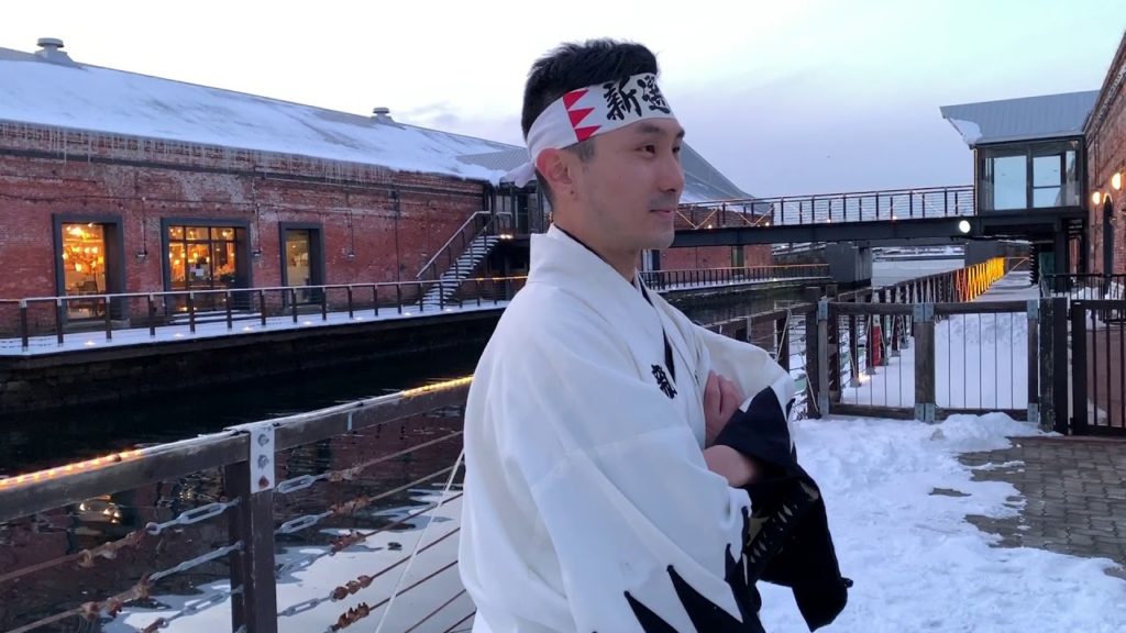 A Singaporean man had a kimono experience in memory of his trip to Hakodate, Hokkaido