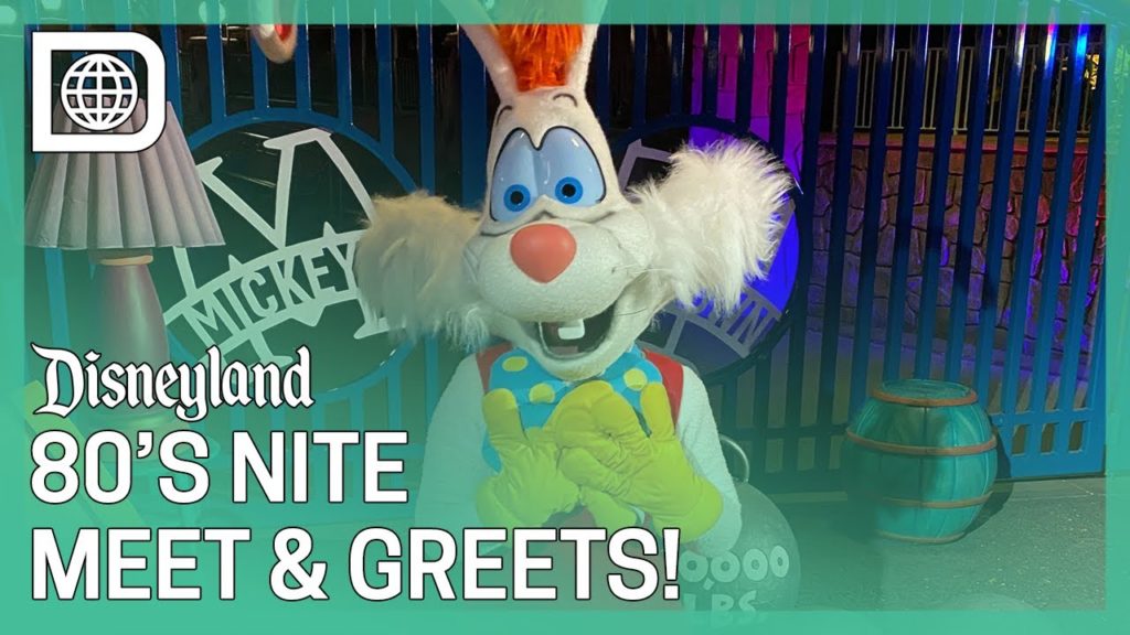 80’s Nite Meet & Greets with Roger Rabbit, Star Tours, Ducktales, and More! - Disneyland