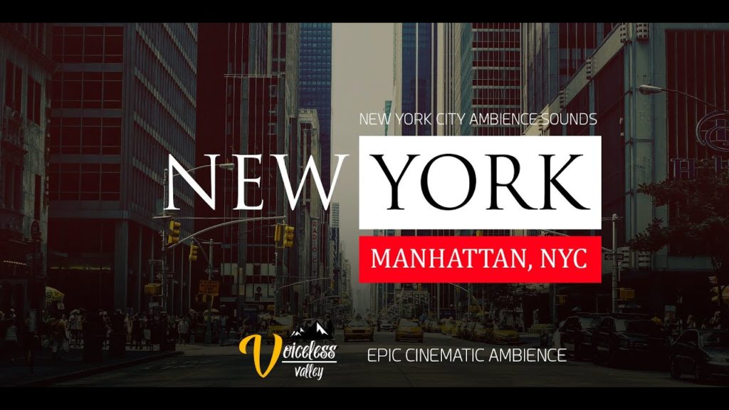 NEW YORK CITY | TRAVEL VIDEO | MANHATTAN | UHD | 4K | CINEMATIC | UNITED STATES | Ambience Sounds