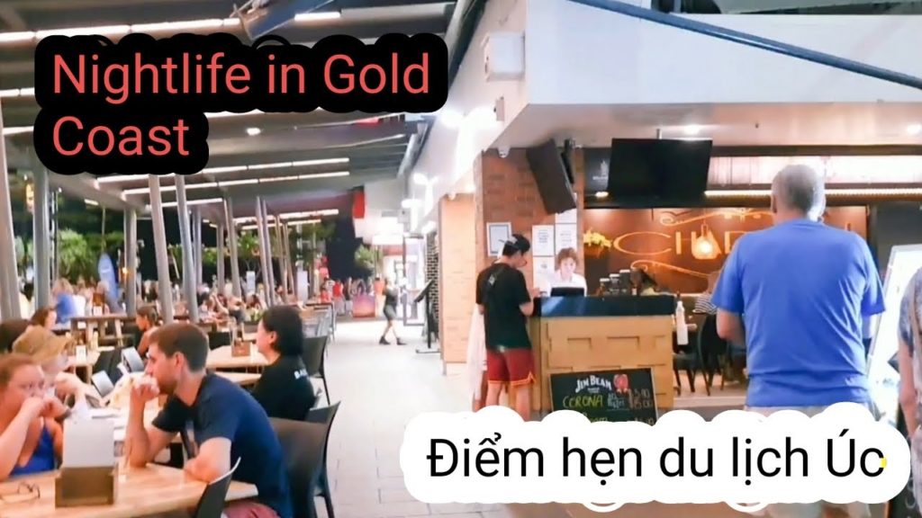 SURFERS PARADISE nightlife | Gold Coast at night | Cavill Avenue| Du lịch Úc | Gold Coast Queensland