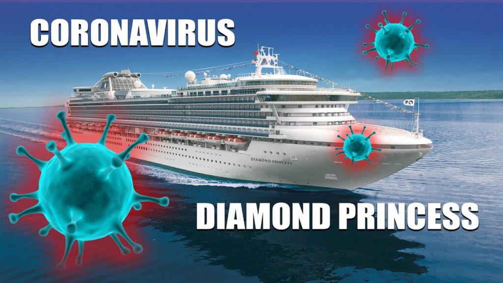 Diamond Princess CORONAVIRUS!!! 10 people on board a cruise ship moored off Yokohama Diamond Princess CORONAVIRUS!!! 10 people on board a cruise ship moored off Yokohama