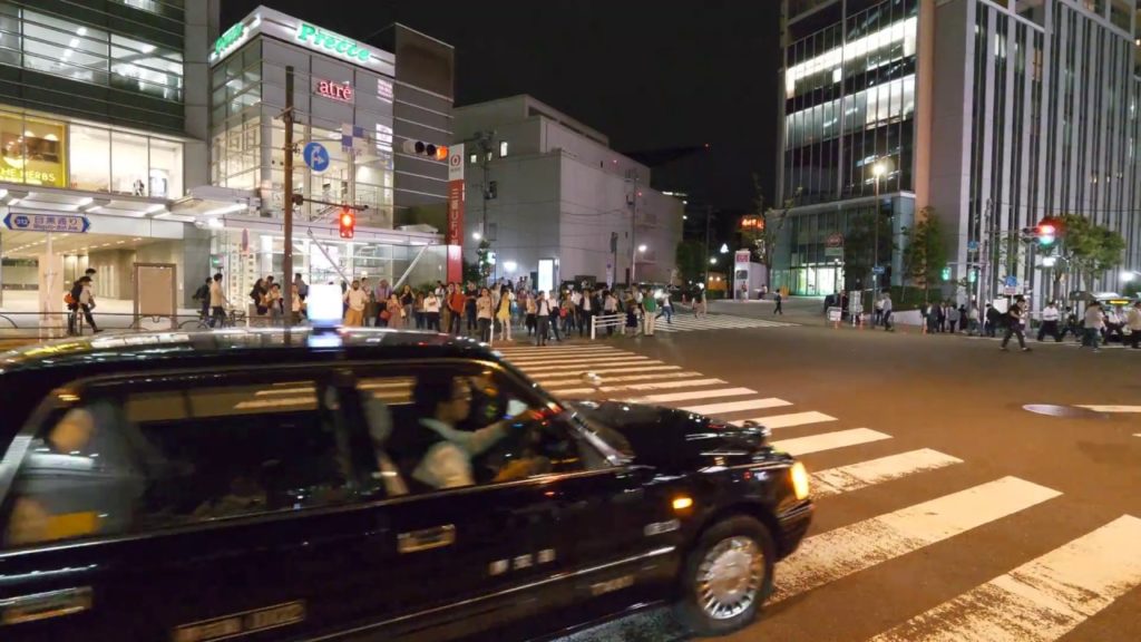 【4K】Night walk between Meguro and Shinagawa