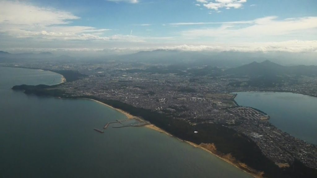 【機窓】福岡空港 (FUKUOKA AIRPORT)【着陸】【RWY16】2019/9