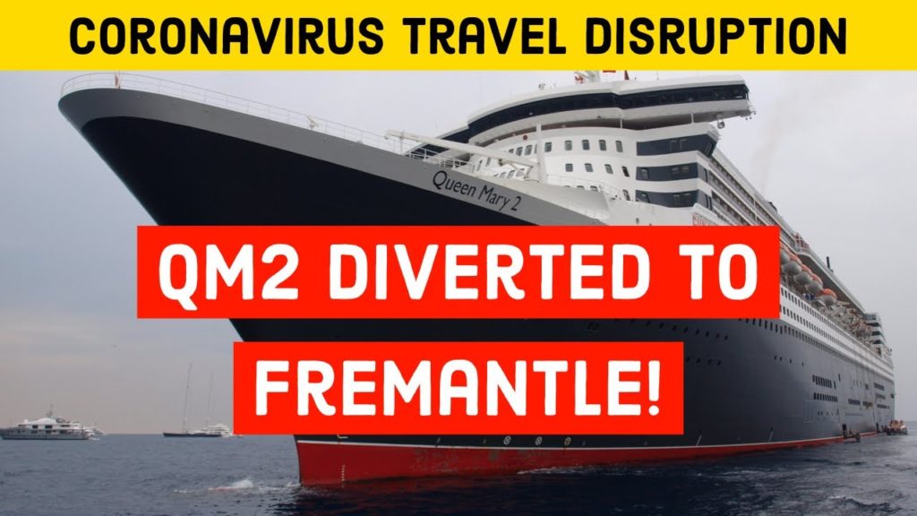 Queen Mary 2 diverted to Fremantle. Asian ports cancelled amid Coronavirus outbreak Queen Mary 2 diverted to Fremantle. Asian ports cancelled amid Coronavirus outbreak