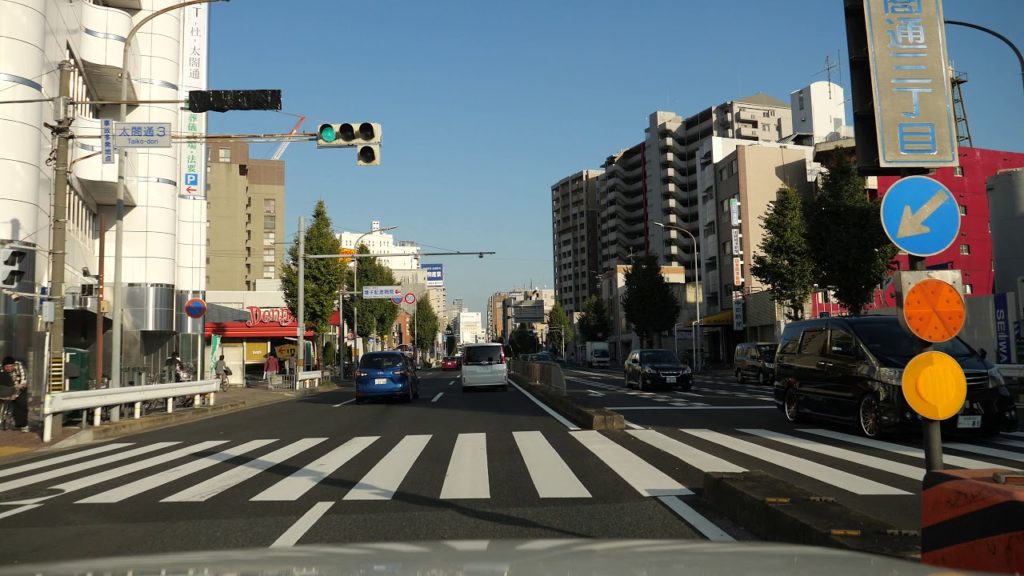 Nagoya City drive 名古屋市 栄 白川IC 名古屋西JCT
