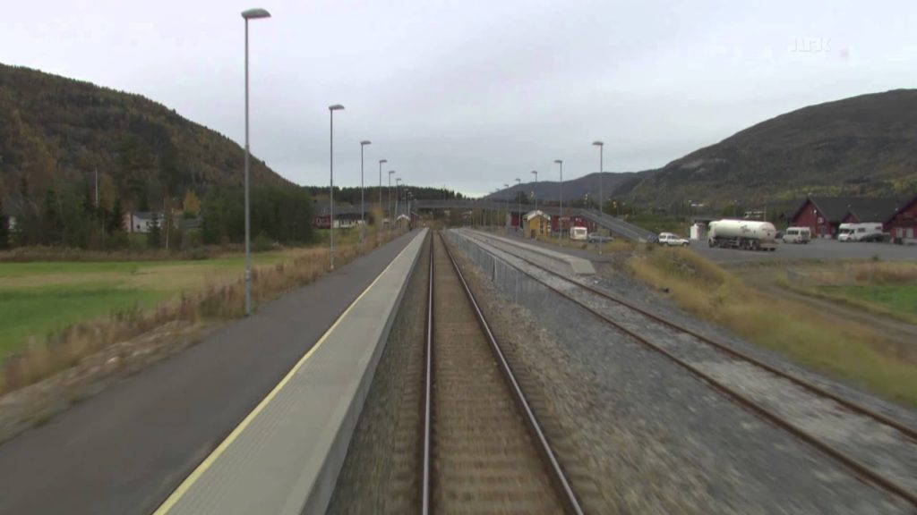 Cab Ride on Nordland line railway fall 03