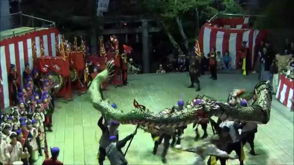 【感動】長崎くんち2014  龍踊り 五嶋町 Nagasaki KUNCHI Dragon dance 長崎宮日祭 龍舞