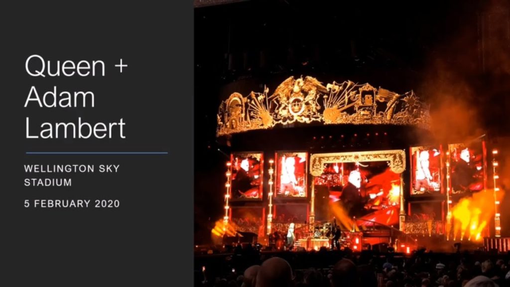 Queen + Adam Lambert - Wellington - 5 February 2020