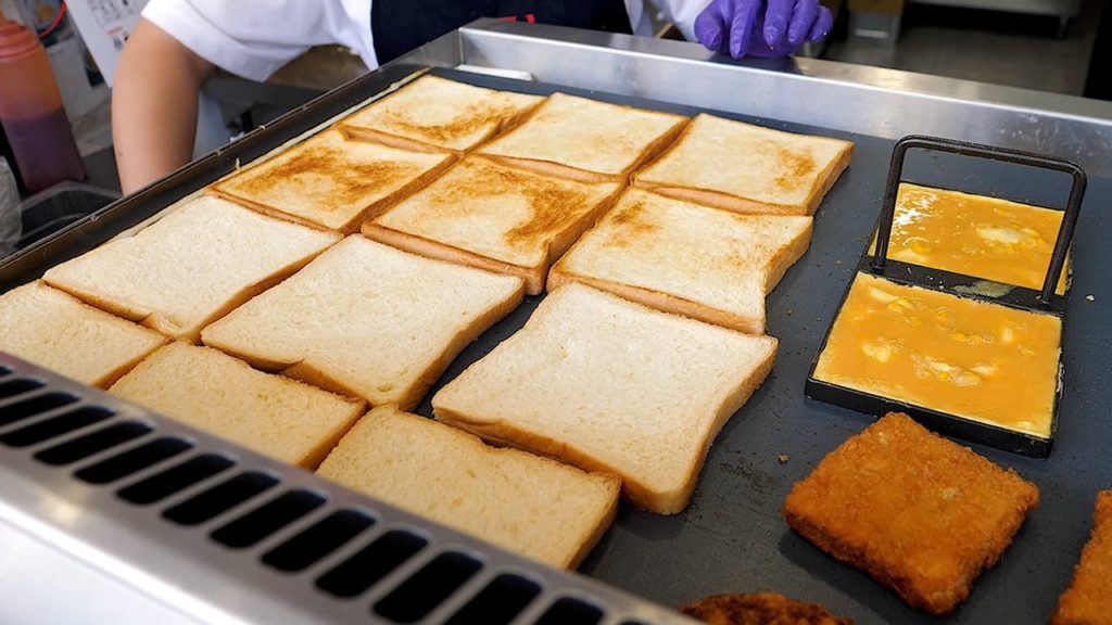 Korean Style Toast - Taiwan Street Food