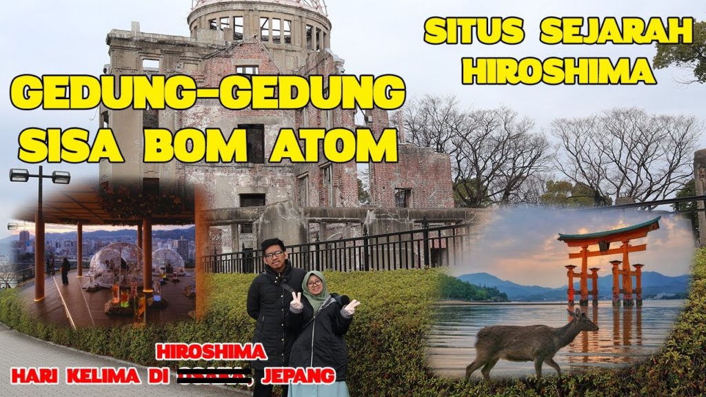 ONE DAY TRIP di Hiroshima! | Bom Atom, Miyajima Island, Orizuru Tower - Vlog rizkyudo di Osaka