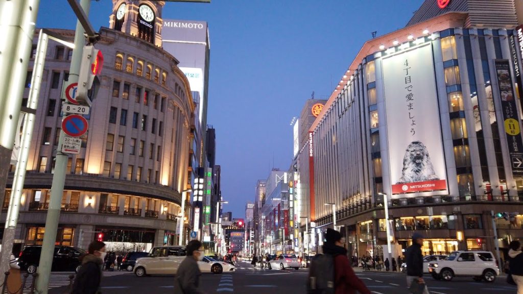 【4K】Night walk in Ginza(銀座), Japan【2020】