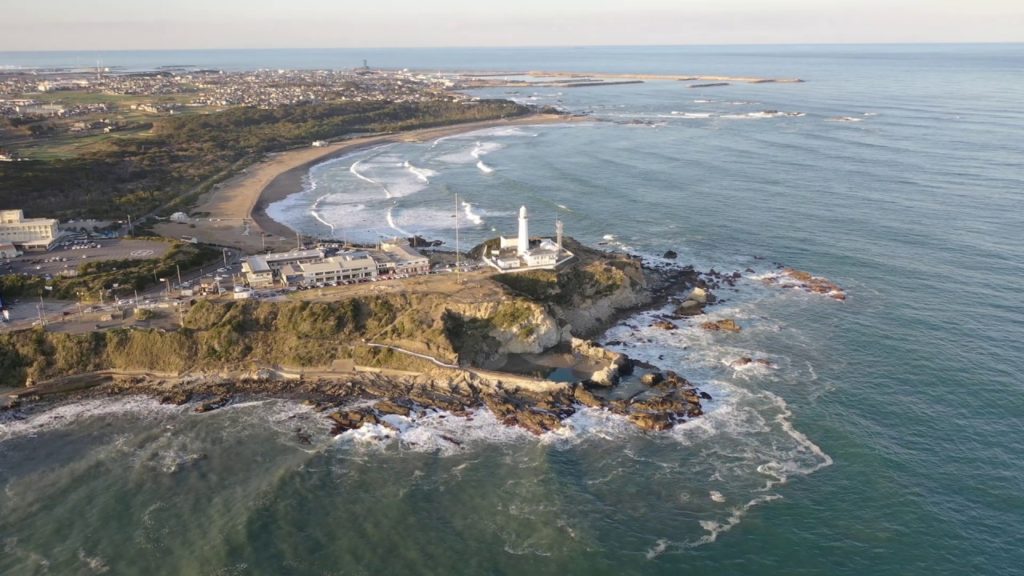 【4K】Choshi Inubo lighthouse from drone