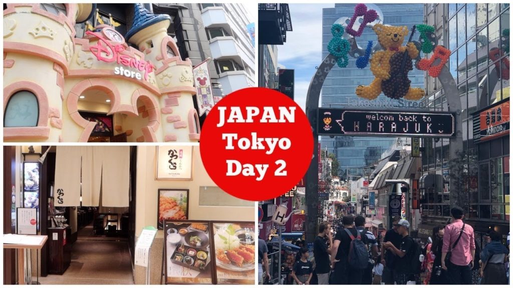 JAPAN VLOGS - Tokyo. Shopping at Harajuku, Shibuya & Shinjuku. Disney Store and Dinner at Katsukura