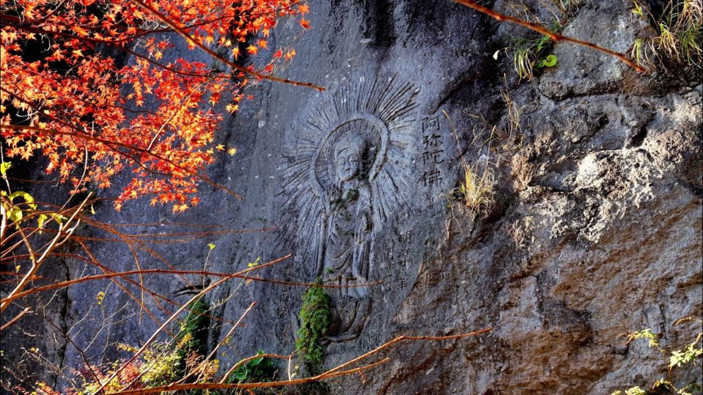 JG☆☆8K HDR Kagoshima,Kawanabe Kiyomizu,Wall Buddha and Springs 鹿児島  川辺清水の摩崖仏と清水(県史跡,名水百選)