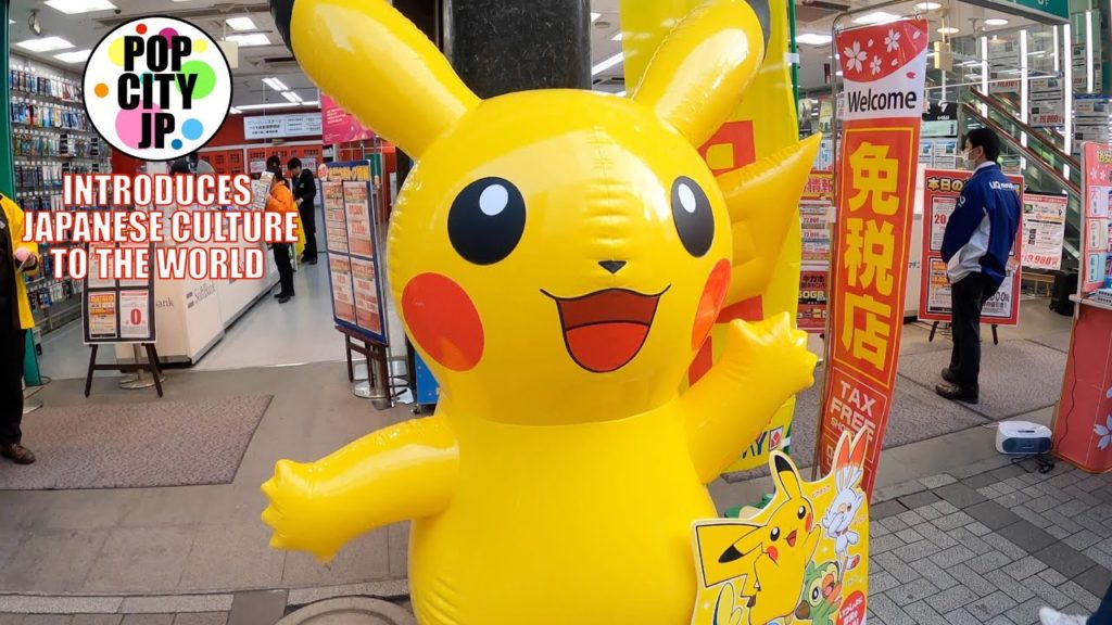 Akihabara Walk2 Travel To Japan Tokyo 4K (japanese culture,pikachu,anime,toy)