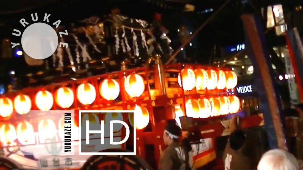 32. Aoba Matsuri Festival at Jozenji Dori in Sendai at night, Miyagi, Tohoku, Japan