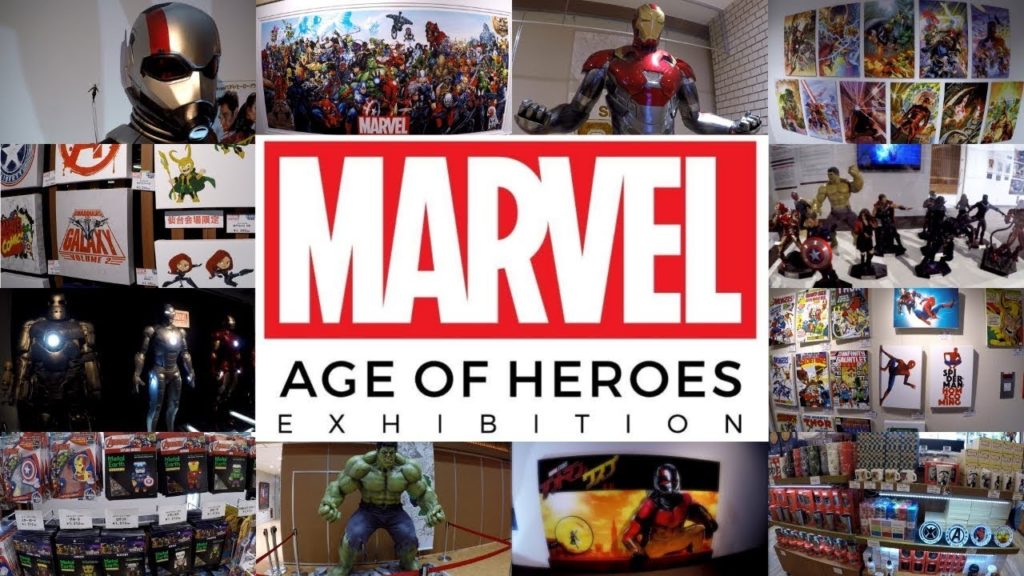 MARVEL EXHIBIT Ant-man & The Wasp Edition, Sendai マーベル展 アントマン＆ワスプ映画公開記念、仙台(GoPro Hero5 Zhiyun Z1)