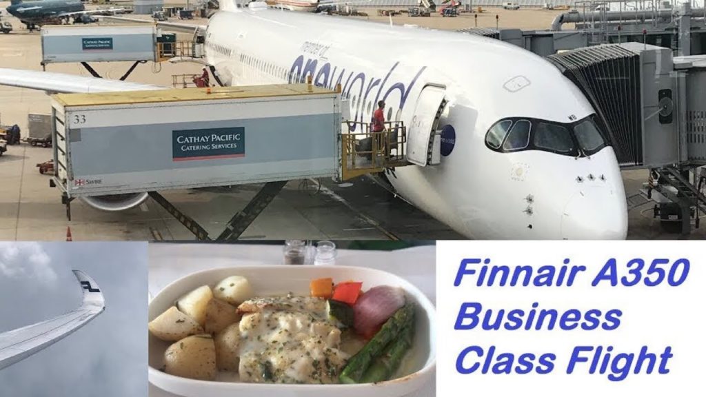 Finnair Airbus A350 Business Class Trip Report & Turbulent Helsinki Landing.