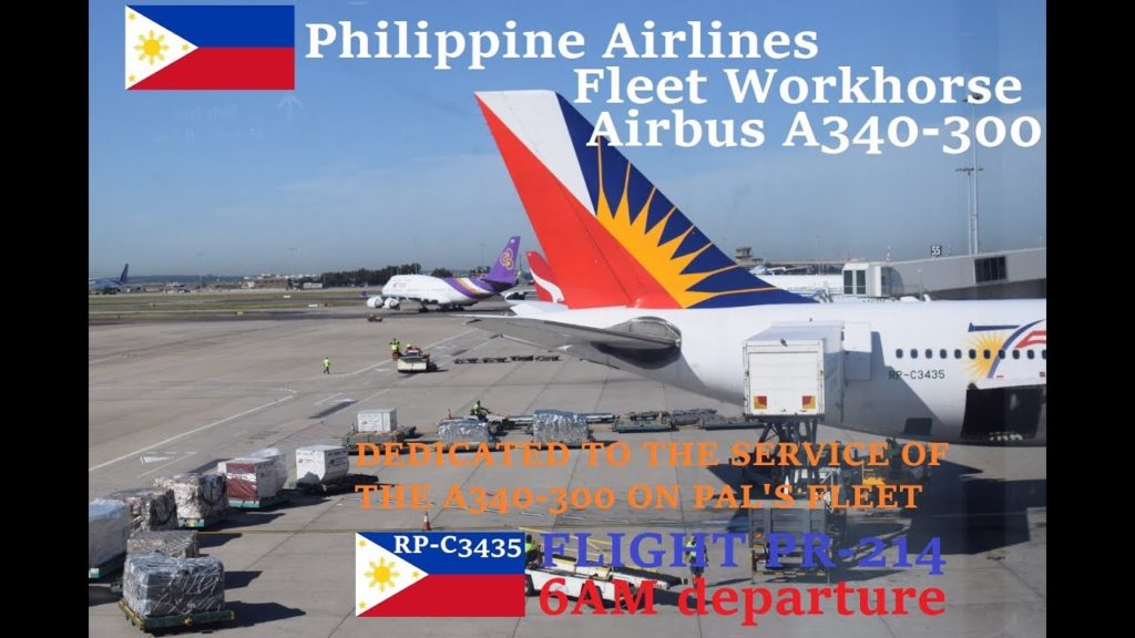 Philippine Airlines Airbus A340-300 Flight PR214 SYD-MNL Loud Engine!! Pure flight #PALfleet #A340