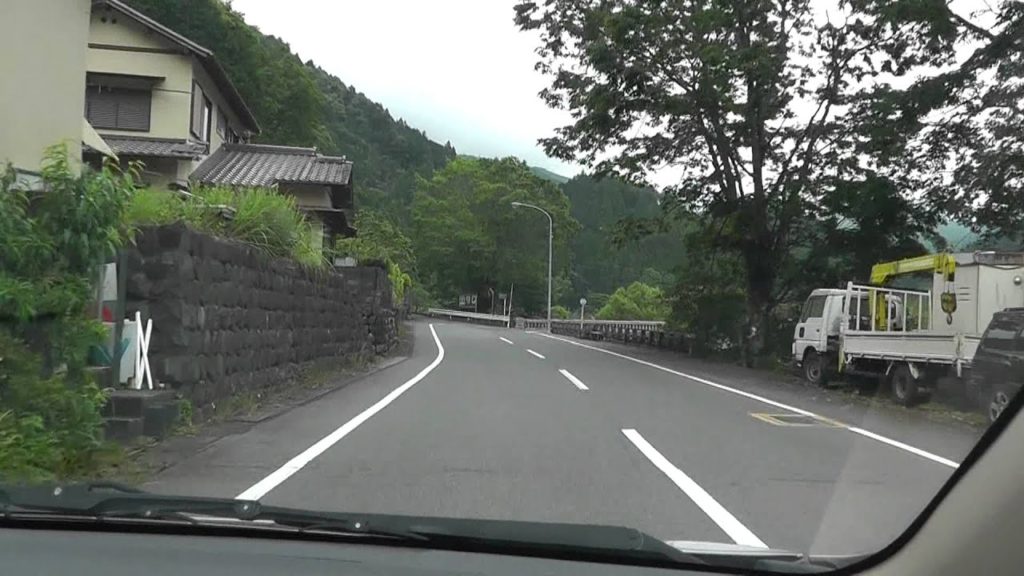 Driving Through The Mountains In Central Japan