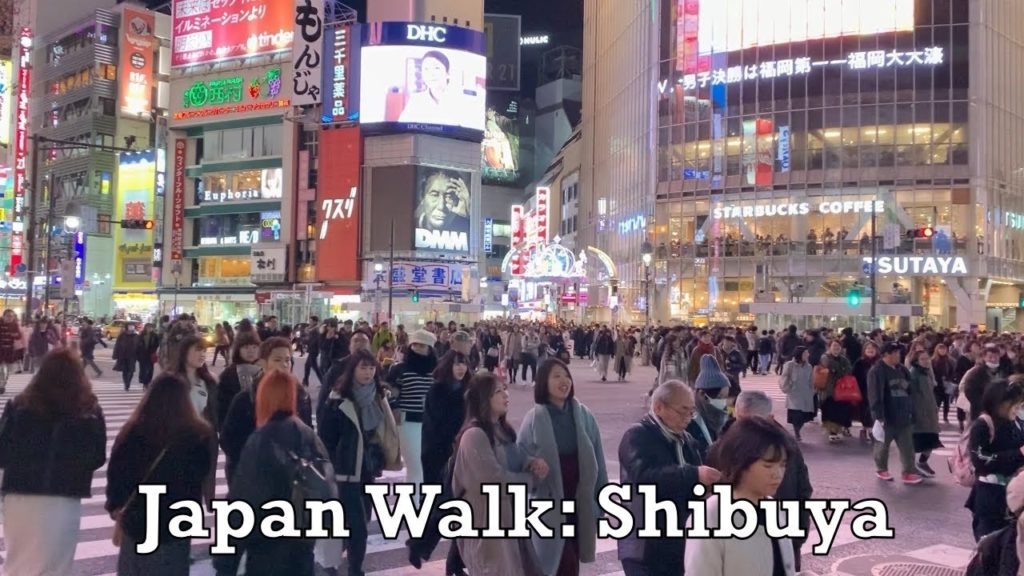 2019 Japan Walk Xmas Illumination Part 2- Harajuku Shibuya Blue Cave Takeshita Street