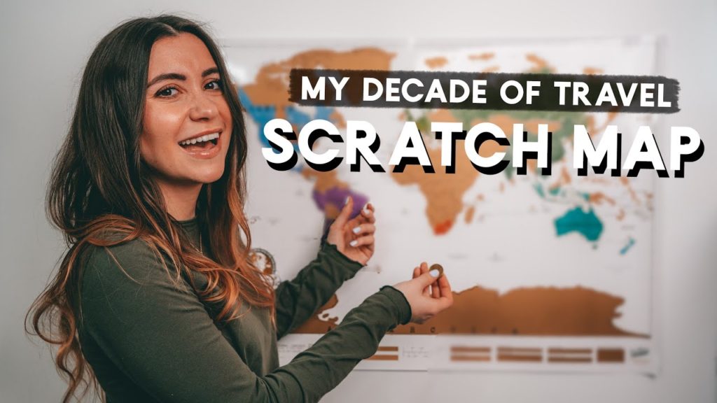 My Travel Scratch Map | DECADE of TRAVEL - where have I been?