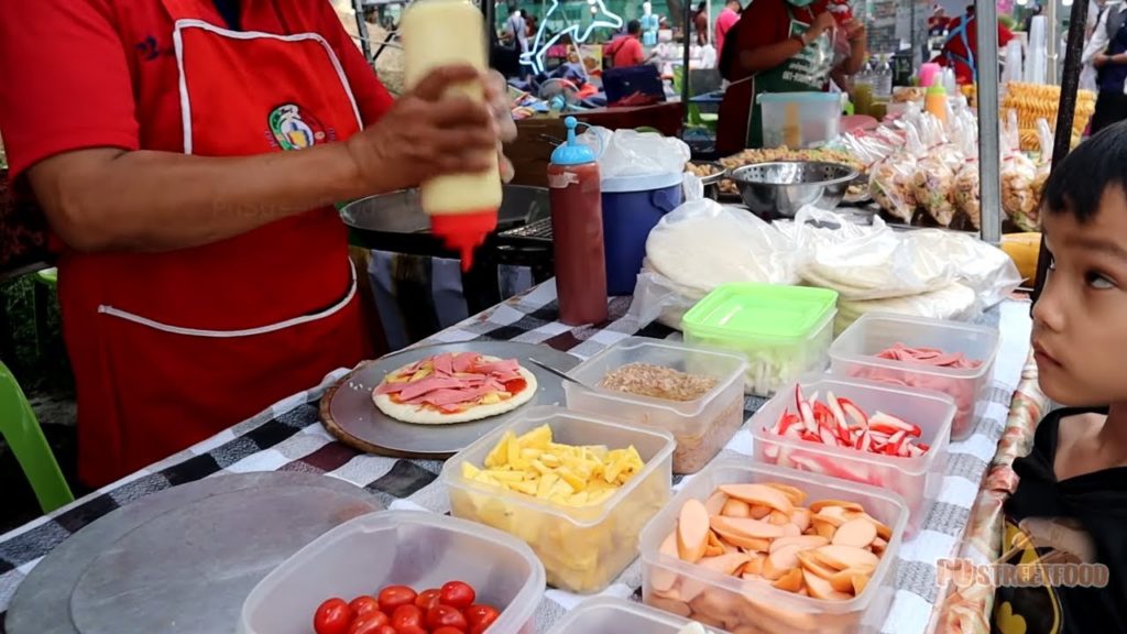 Small Pizza Street Food in Thailand // PU STREET FOOD 🍕😁🙏