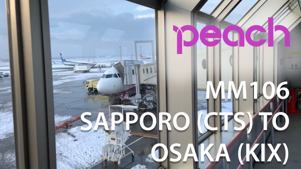 Peach Aviation A320-200 Sapporo (CTS) to Osaka (KIX)