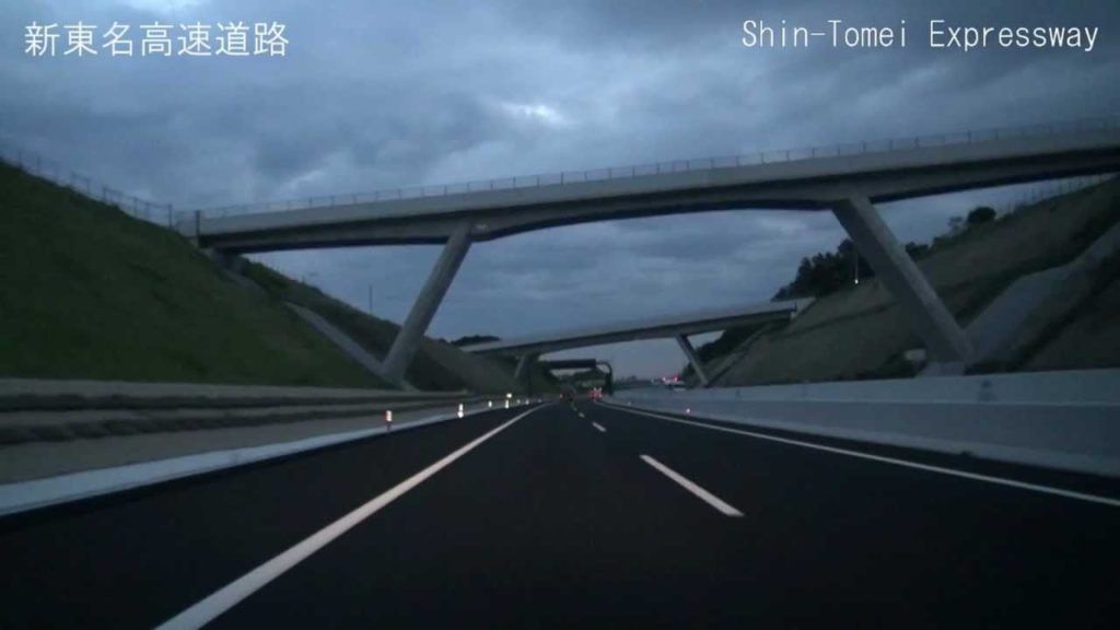[車載動画] 夕暮れの新東名  御殿場JCT～長泉沼津IC Shin-Tomei Expressway