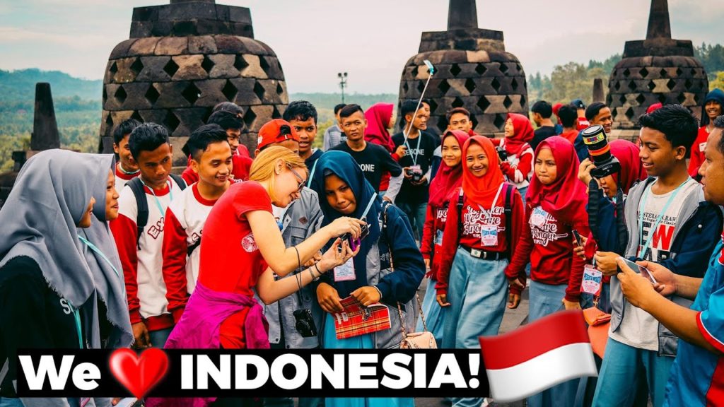 Selfies with strangers at Borobudur and Prambanan temples - Travel Vlog Day #226