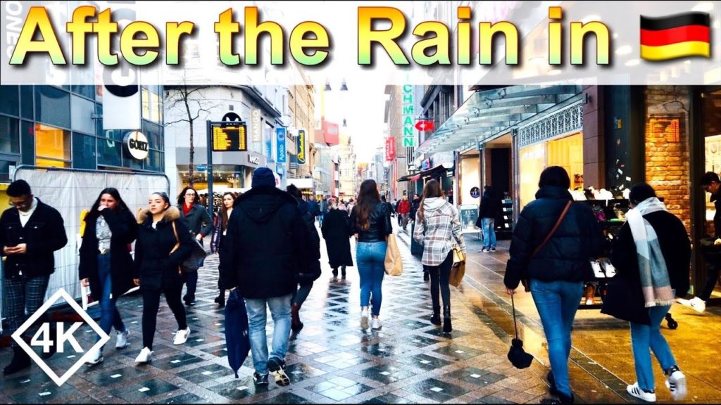 Cloudy Day City Walk - Dortmund City Walking Tour - West Germany City Walk