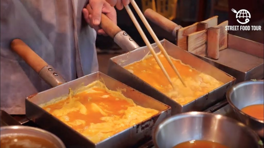 Rolled egg made by japanese professionals//卵焼き//tamagoyaki//