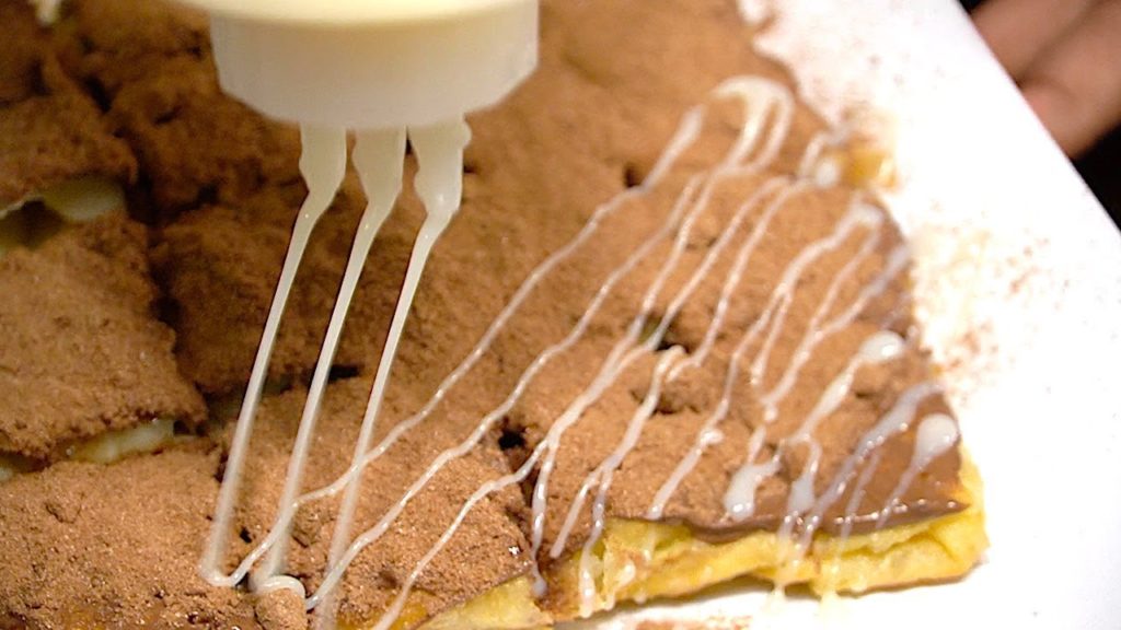 Banana Nutella Ovaltin Pancake - Bangkok Street Food