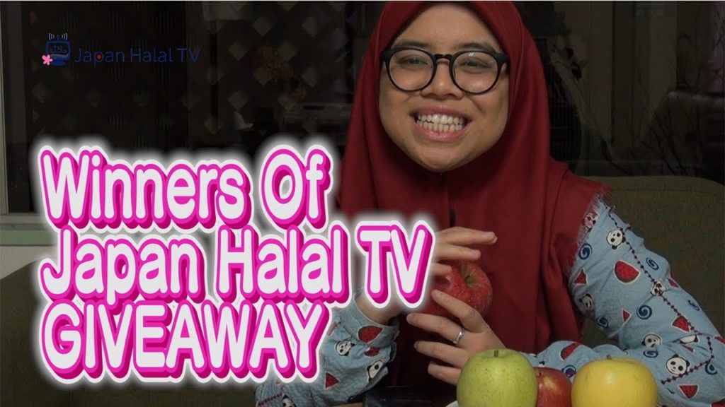 Winners of Japan Halal TV Giveaway!!!