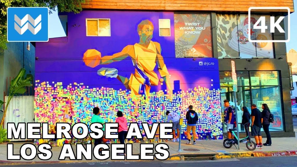 Walking tour of Melrose Avenue Shopping District in Los Angeles, California 🎧  Binaural Sound 【4K】 Walking tour of Melrose Avenue Shopping District in Los Angeles, California 🎧  Binaural Sound 【4K】