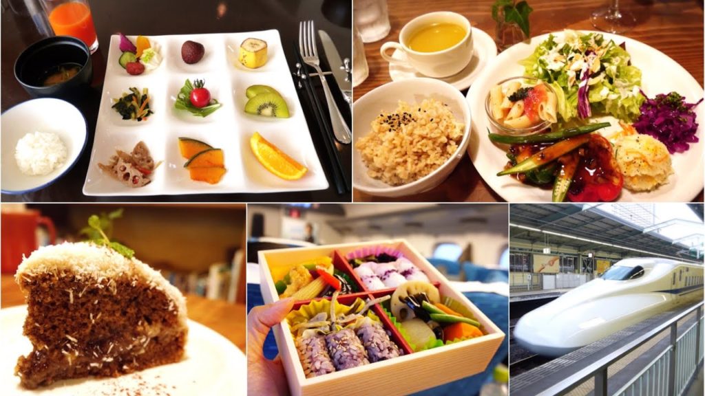 What I eat in a day #11 in Japan [Kôbe] buffet Resort, tiramisu vegan Modern Ark, Bentô Shinkansen
