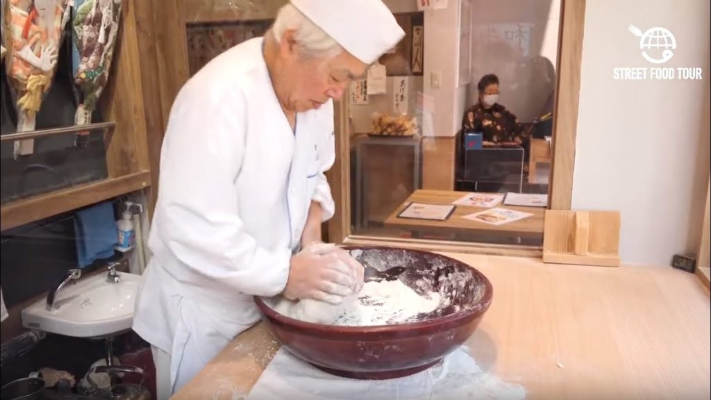 Japanese street food - SOBA（蕎麦/そば） in ASAKUSA,JAPAN