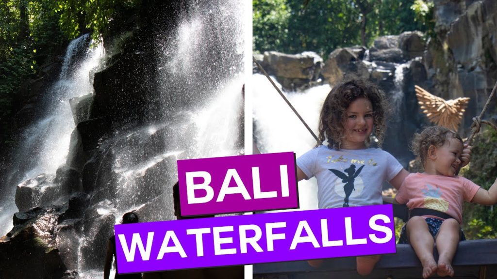 Overnight travel and Bali WATERFALLS & RICE FIELDS with Kids | Family Travel Vlog