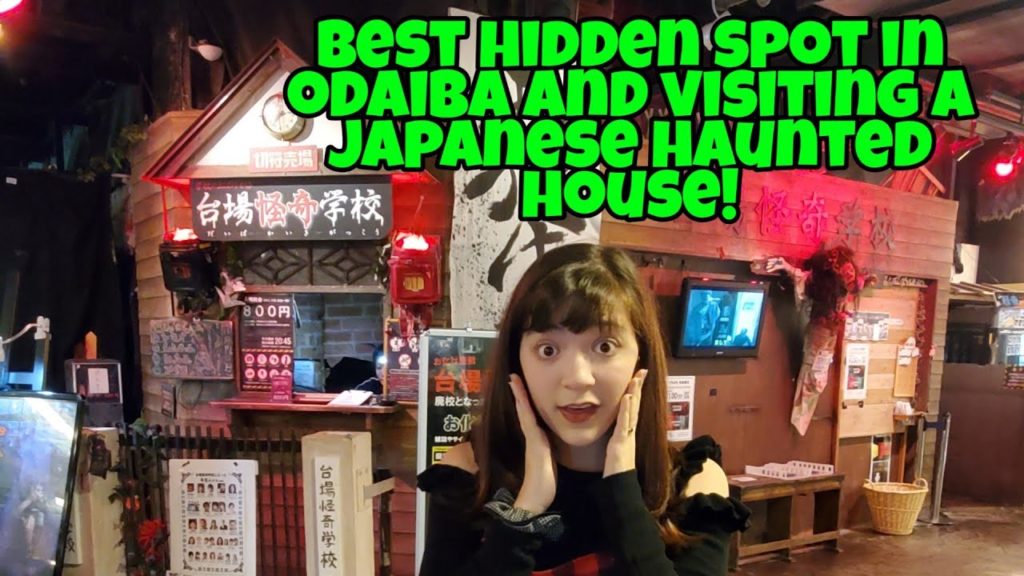 Best Hidden Spot in Odaiba and Visiting Japanese Haunted House!